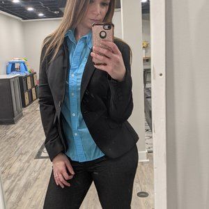 Express Size 6 Black Professional Suit Jacket